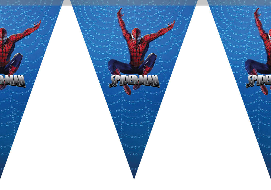 

Гирлянды бумажные "Человек Паук" Spider Man