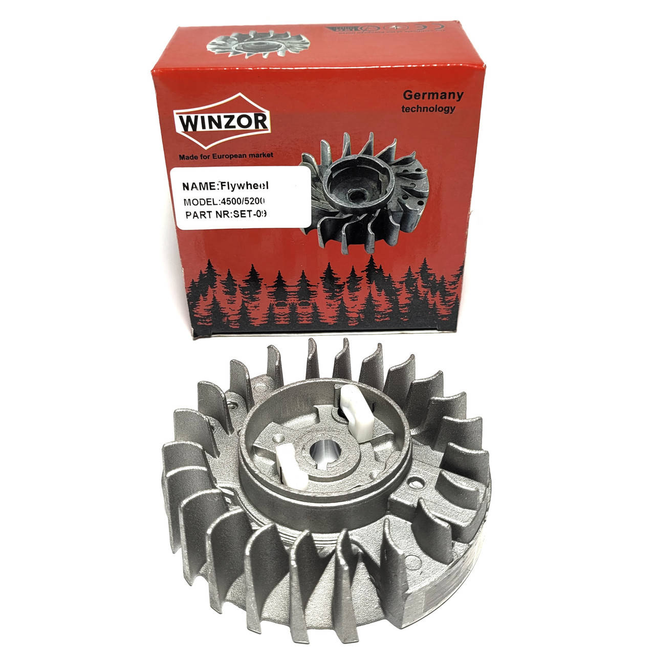 

Маховик GL 4500/5200/5800 с пластиковыми собачками WINZOR
