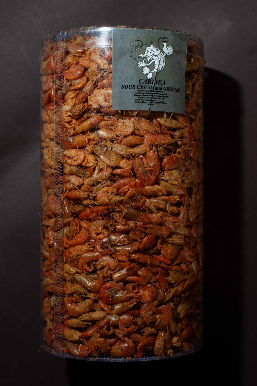 

Креветка сушеная Сметана с зеленью