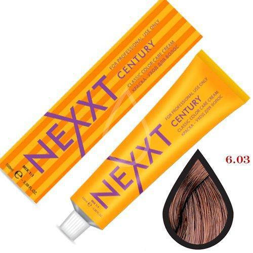 

Крем-краска для волос Nexxt Professional 6.03 темно-русый золотистый 100ml
