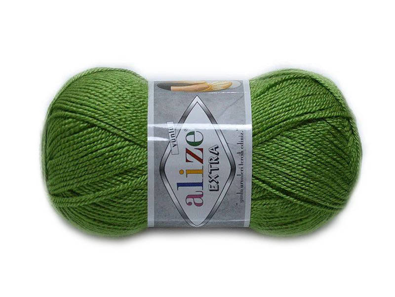 

Alize Extra, №210 Зеленый, Зелёный