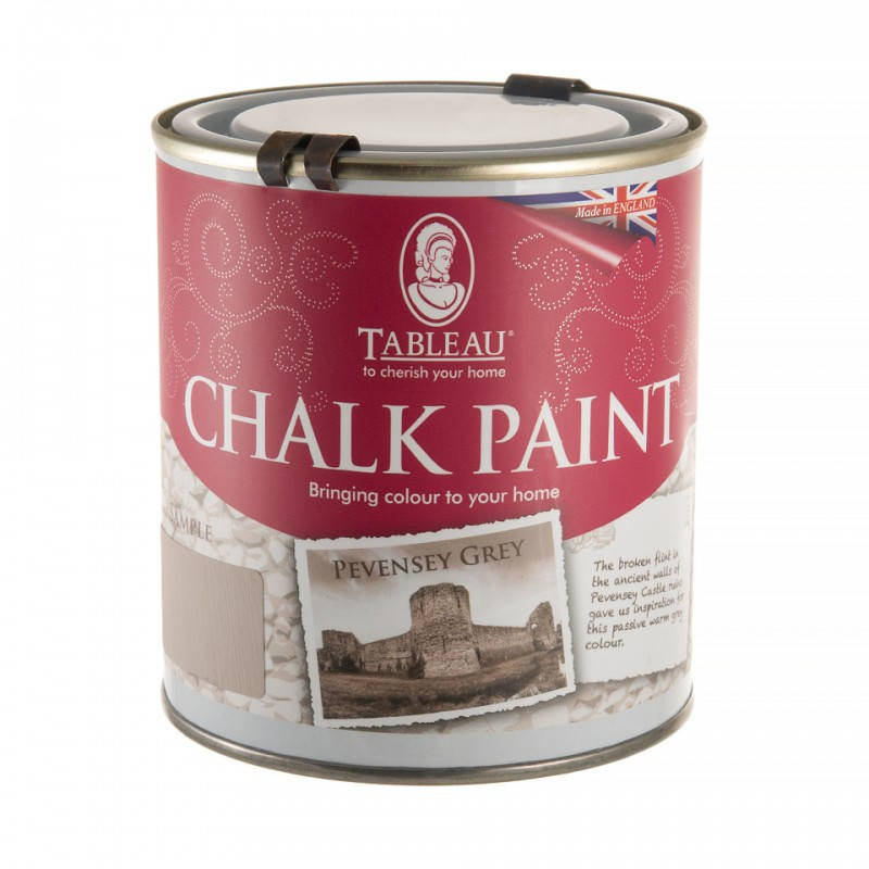 

Меловая краска ( Певенси Серая ) - Tableau Chalk Paint ( Pevensey Grey ) 500 мл, Серый