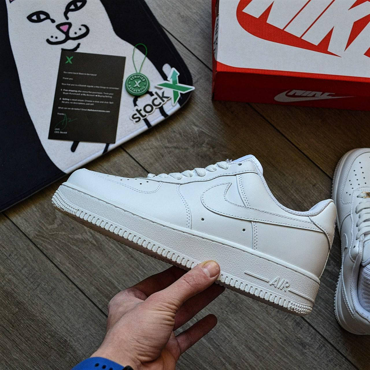

Кроссовки Nike Air Force 1 low White 38, Белый