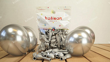 

Латексные шарики Kalisan 5" (12 см) Хром Silver серебро, Серебристый