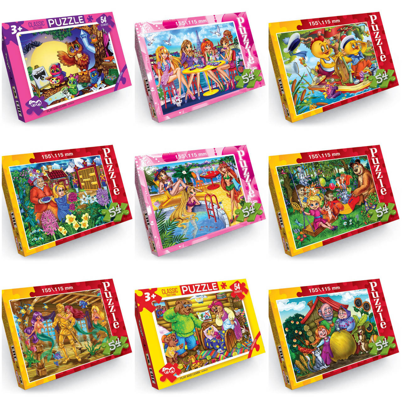 

Классический пазл на 54 элементов Danko Toys