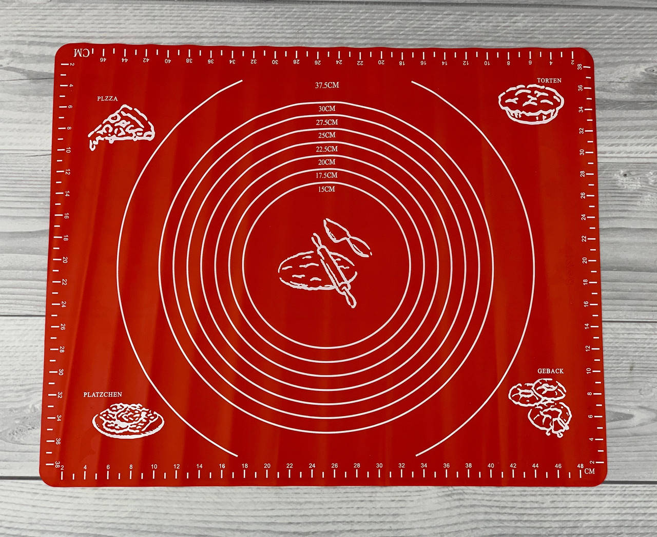 

Коврик силиконовый A-Plus AP-4545-red 45х45 см красный