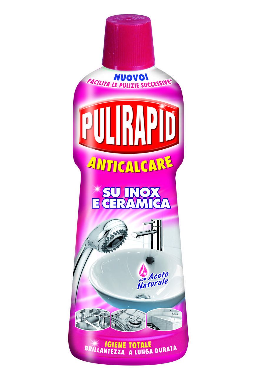 

Средство против известкового налета с уксусом Pulirapid AntiCalcare Aceto 500ml