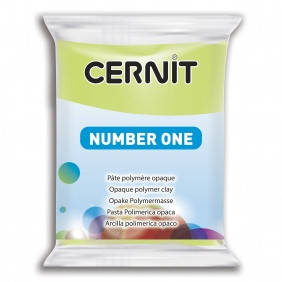 

Глина полимерная "NUMBER ONE", ЗЕЛЕНЫЙ АНИСОВЫЙ, 56 гр, Cernit, Зелёный