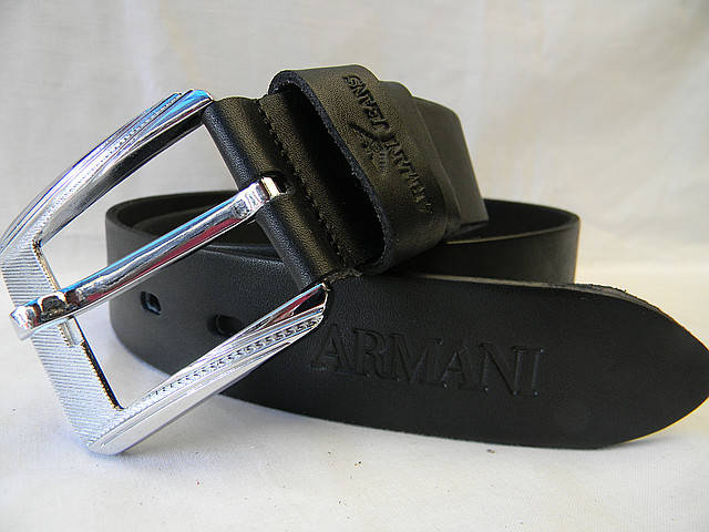 

Мужской кожаный ремень Armani