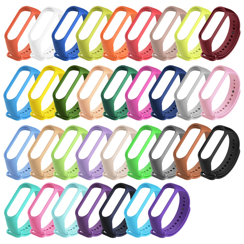 

Силиконовый ремешок для фитнес браслета Xiaomi Mi Band 3/4