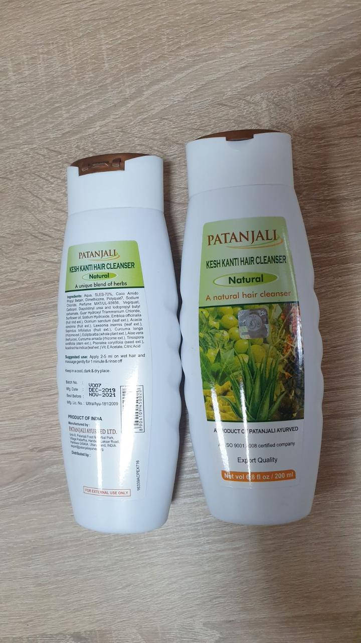 

KESH KANTI HAIR CLEANSER NATURAL (200ML) PATANJALI, ШАМПУНЬ КЕШ КАНТИ ПАТАНЖАЛИ