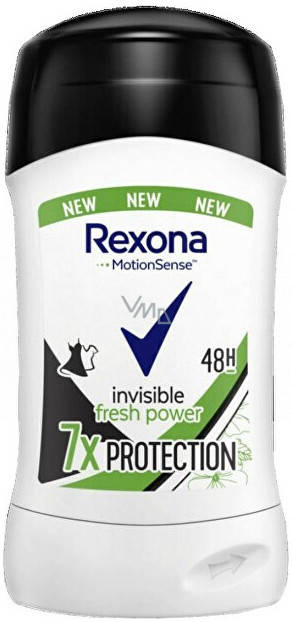 

Антиперспірант Rexona олівець жіночий Фреш Невидимий на білому і чорному 50мл