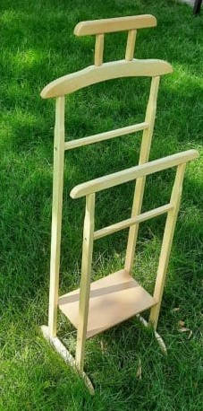 

Вешалка напольная деревянная 115х45х36 ольха светлая. Вешалка для одежды напольная