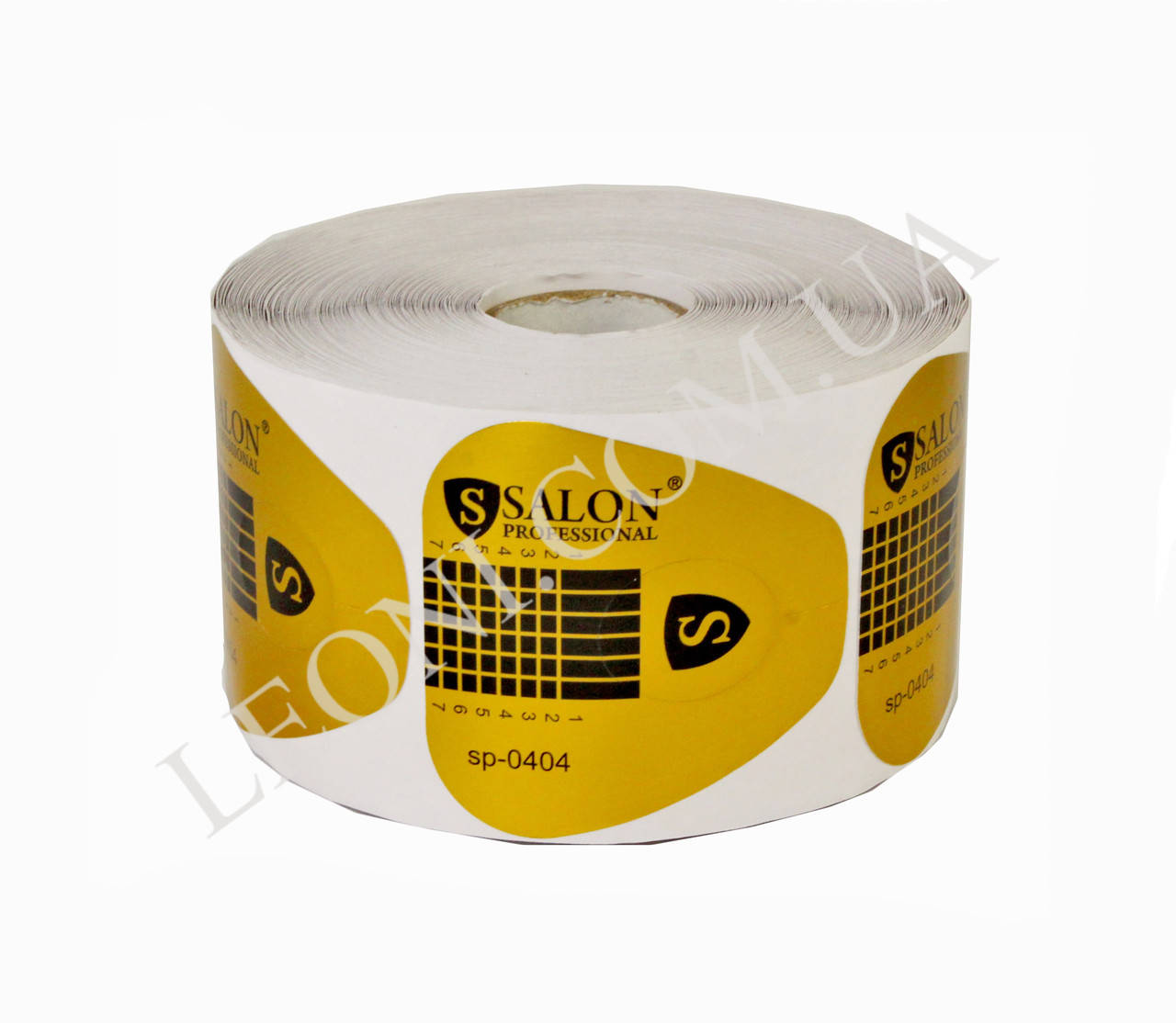 

Формы для наращивания ногтей золотые в рулоне Salon 0404