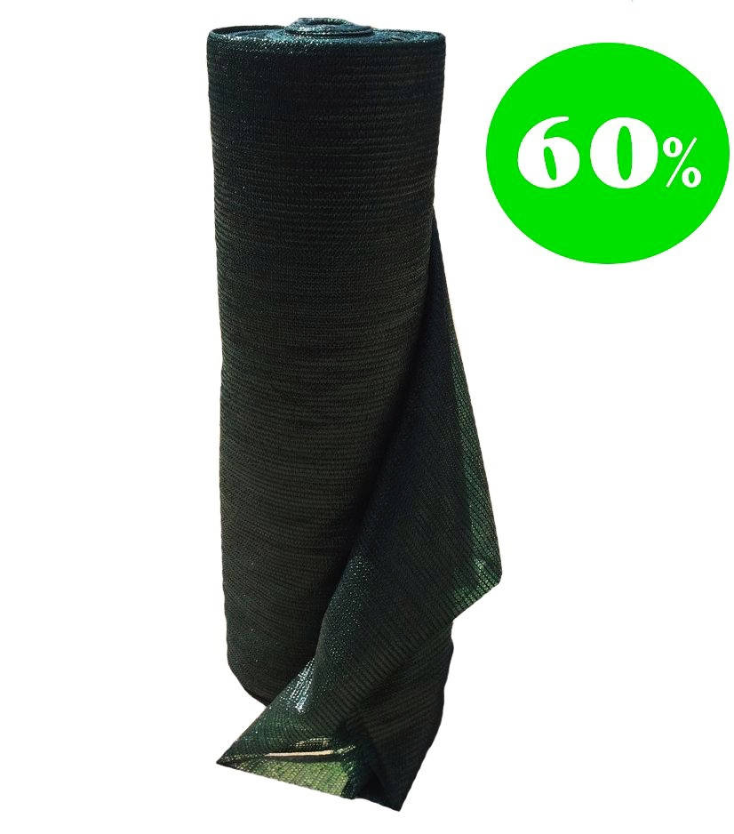 

Сетка затеняющая 60% Рулон 3х50 м., Зелёный