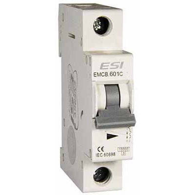 

Модульный автоматический выключатель 6 кА, 1 п, 16 А, х-ка С (Чехия)