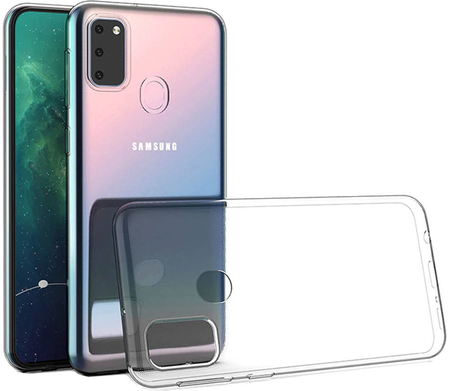 

Прозрачный Чехол OneCam Samsung Galaxy M21 M215 (ультратонкий силиконовый) (Самсунг Галакси М21)