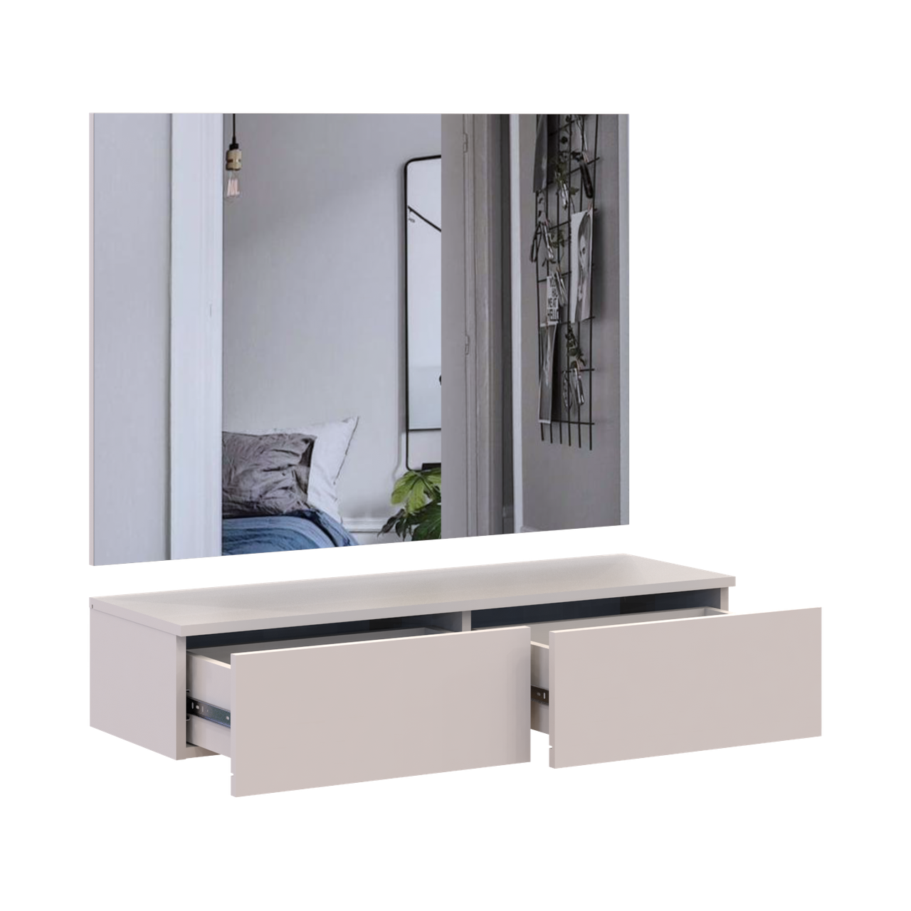 Комплект меблів Doros Левія + дзеркало Кашемір 100х32х100 (42005237) 5