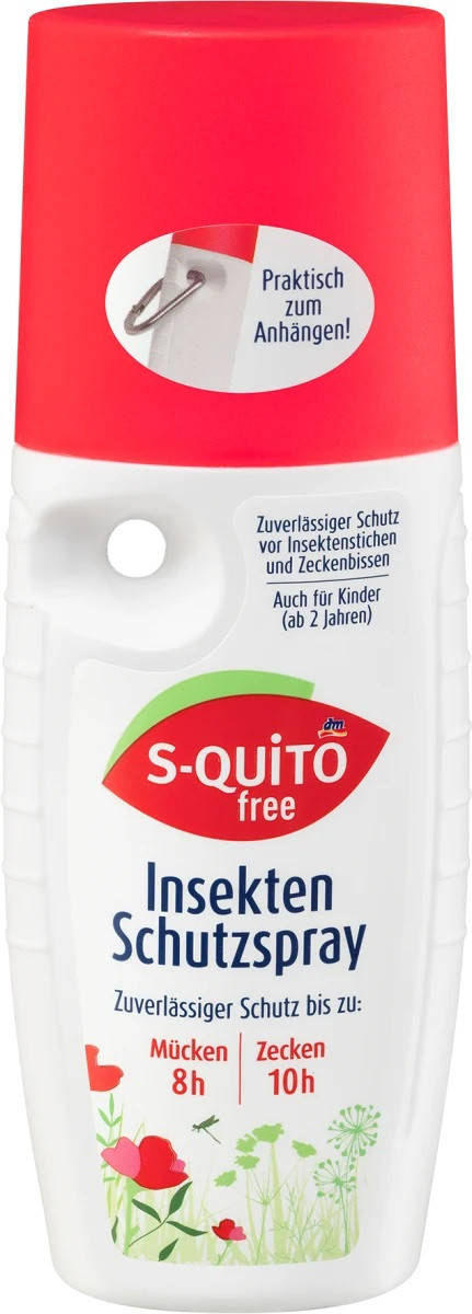 

S-quito free Insektenschutzspray Защитный спей от насекомых 100 мл