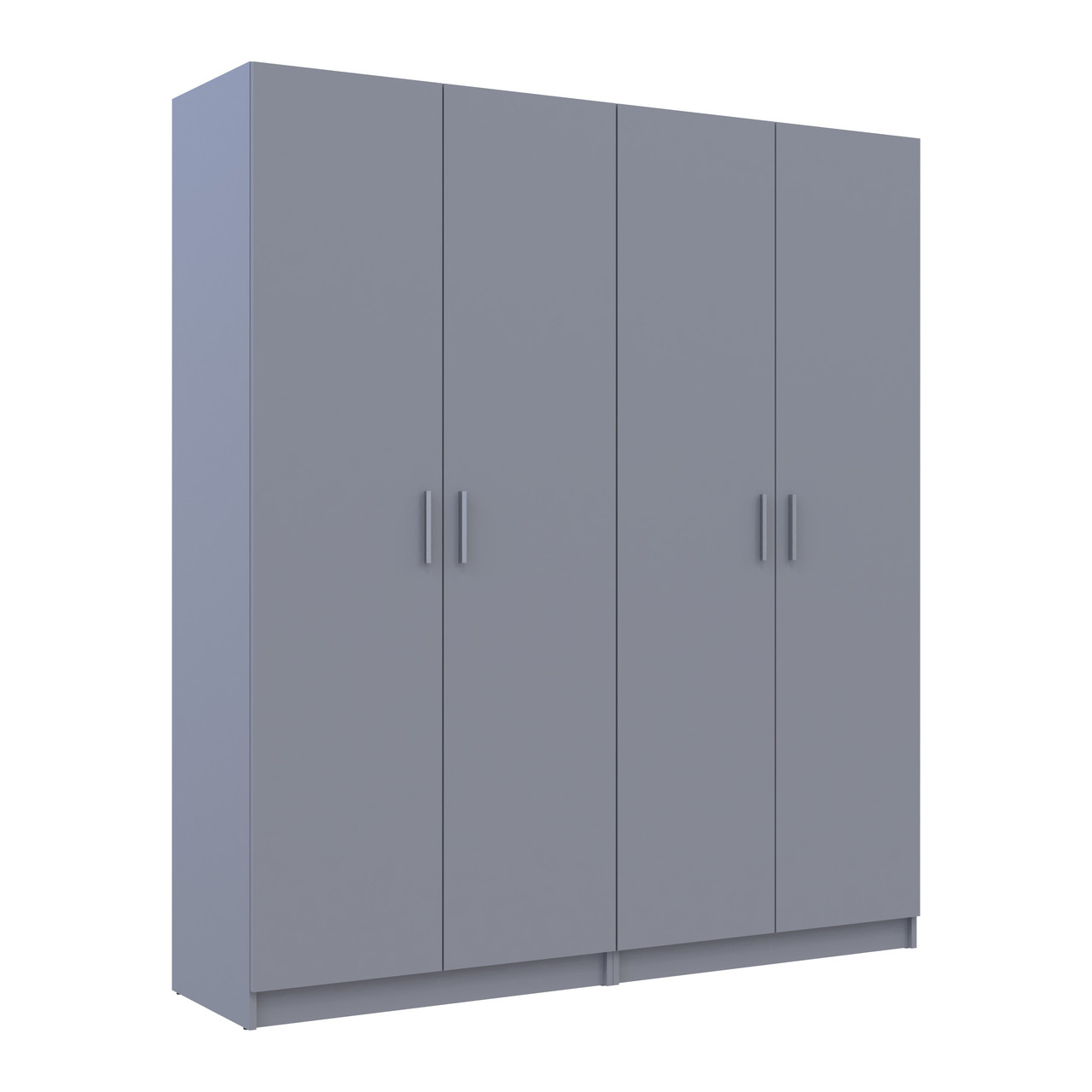 Шафа для одягу Doros Промо Сірий 2+2 ДСП 180х48х204 (80737766) 6
