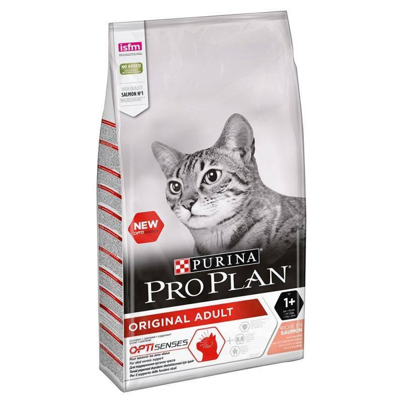 

Сухой корм для кошек PURINA Pro Plan Original Adult Лосось 10кг