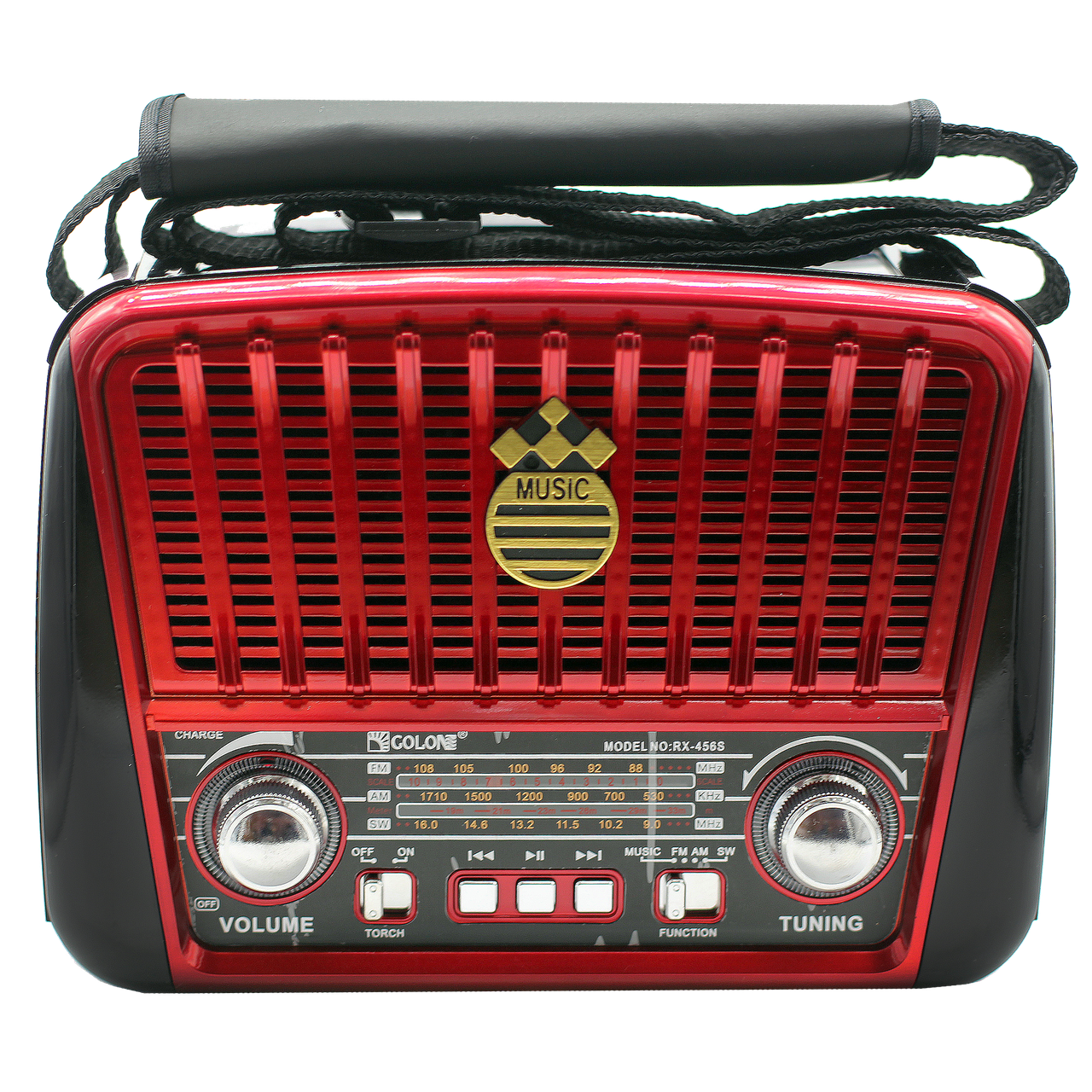 

Радиоприемник Golon RX-BT 456S красный