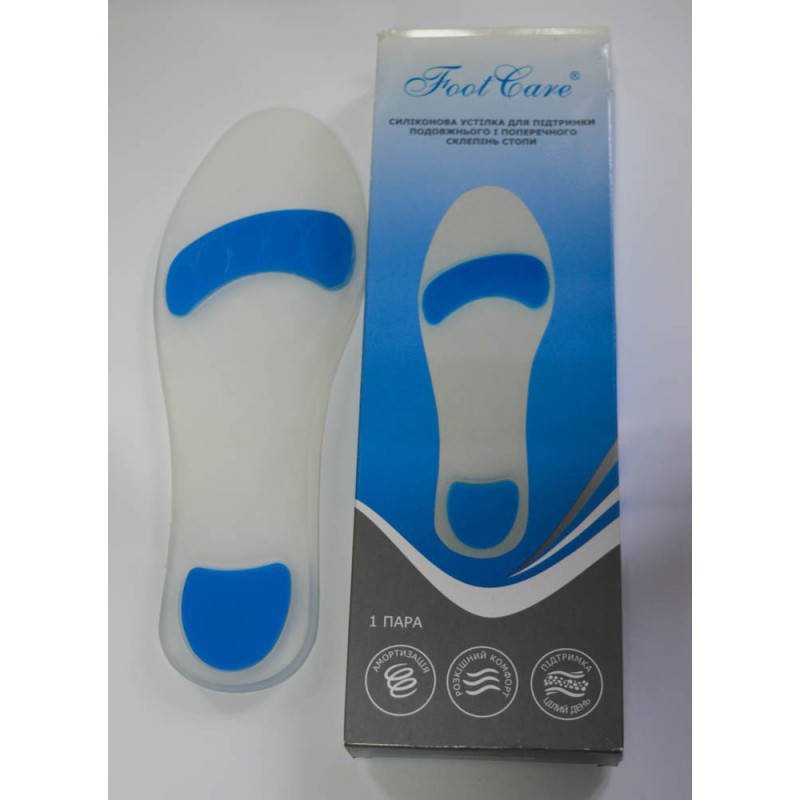 

Устілка ортопедична силіконова "Foot Care" s1-01 M (37-38)