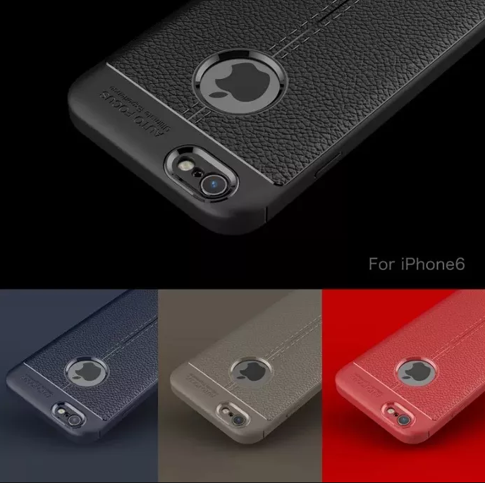 

Чохол для iPhone 6+ Чехол для айфона кожаный, Черный