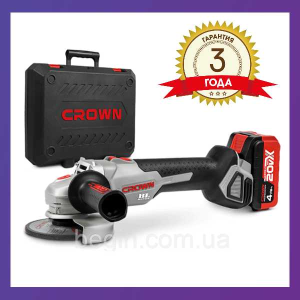 

УШМ CROWN CT23001-115HX-4 BMC