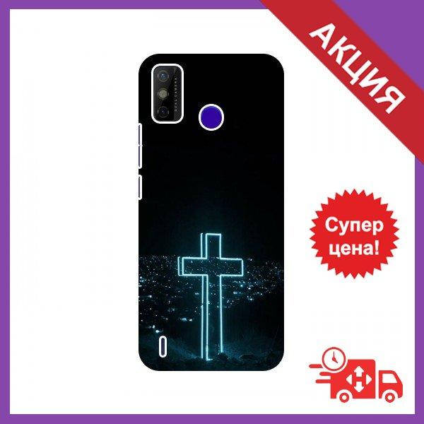 

Бампер с принтом для TECNO Spark 6 GO (KE5) / Бампер на Техно / Бампер для TECNO Spark 6 GO (KE5), Синий