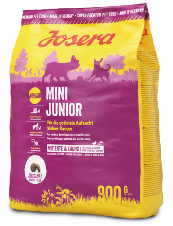 

Сухой корм для собак JOSERA MiniJunior для щенков и взрослых собак мелких пород 900 г