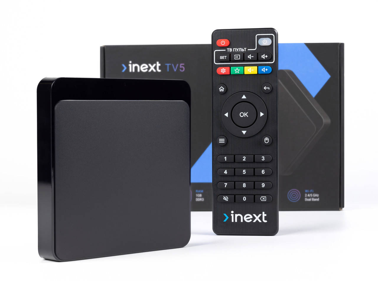 

Медиаплеєр Inext TV5 (SweetTV) + подписка 3 месяца