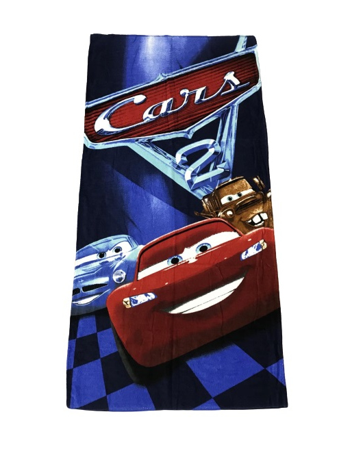 

Полотенце пляжное 75x150 Тачки, Синий