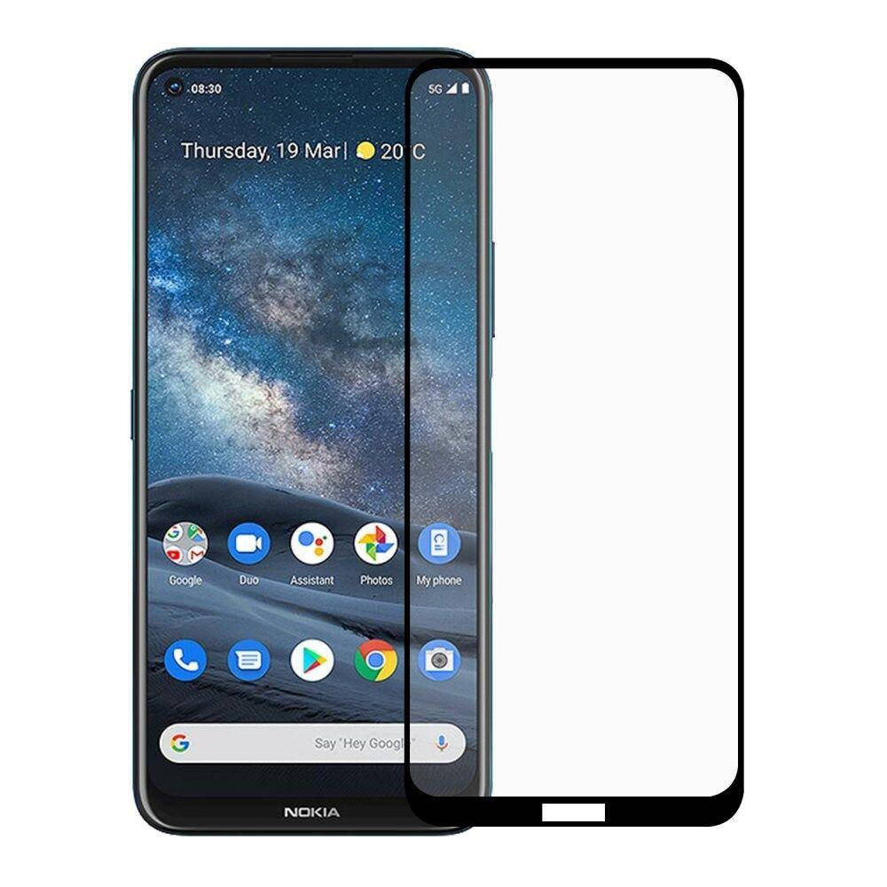 

Защитное стекло Full Screen Tempered Glass 2.5D для Nokia 8.3, Black