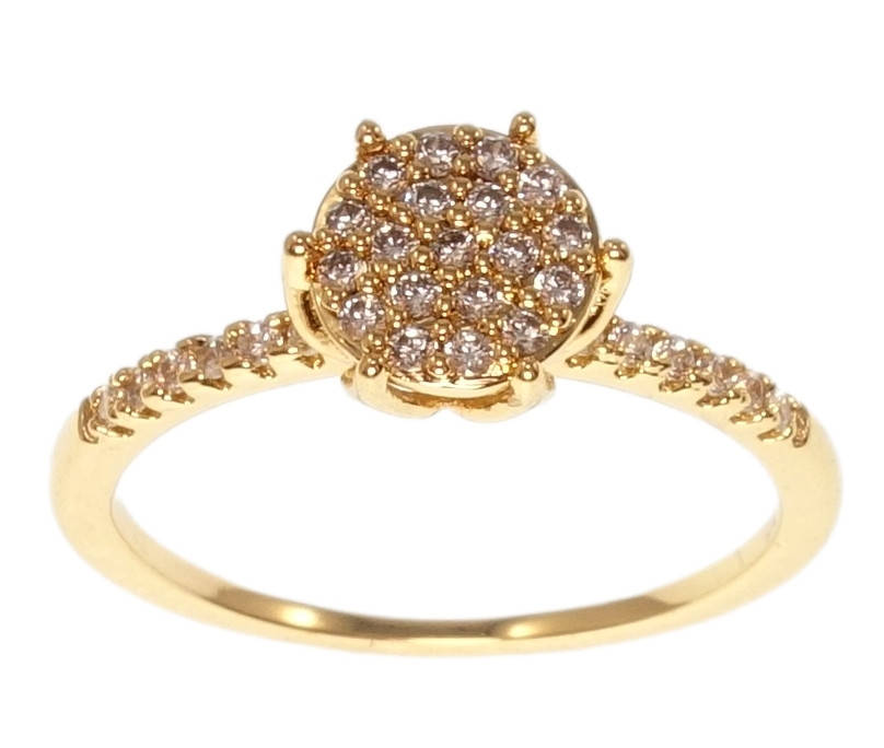 

Кольцо Xuping Позолота 18K "Сияние" р.16,17,17.5,18.5,19