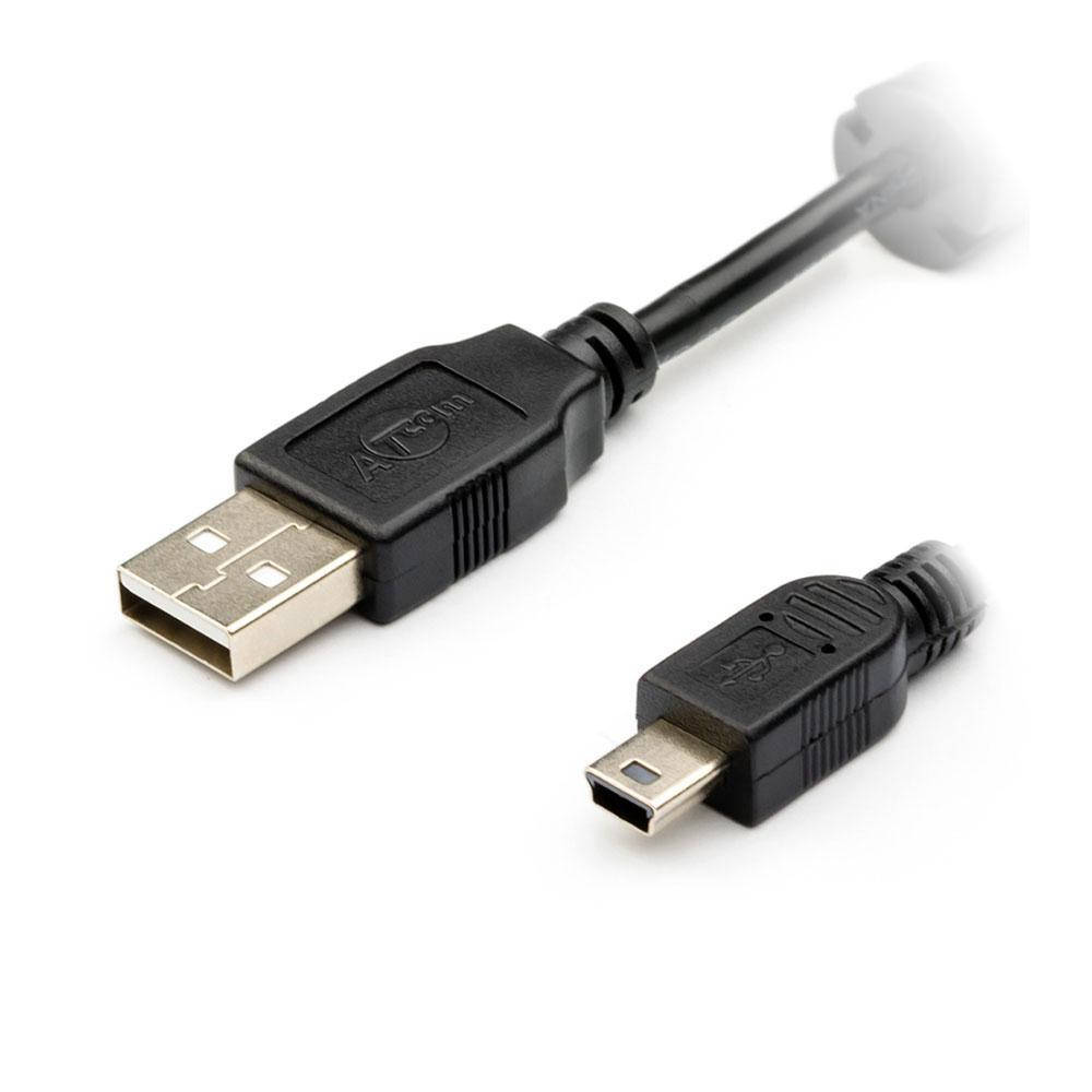 

Кабель miniUSB ATcom 0.8m, Черный