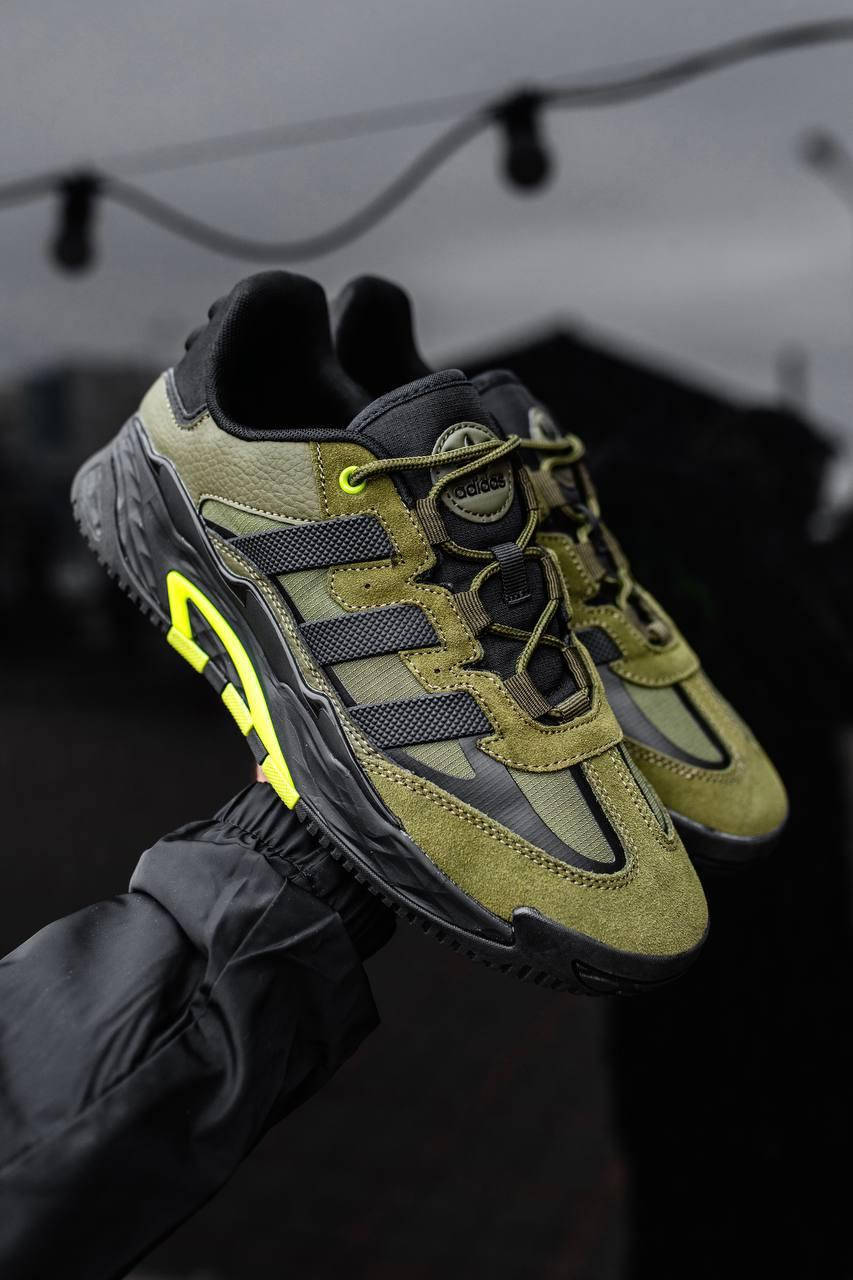 

Мужские кроссовки Adidas Niteball цвет хаки 44