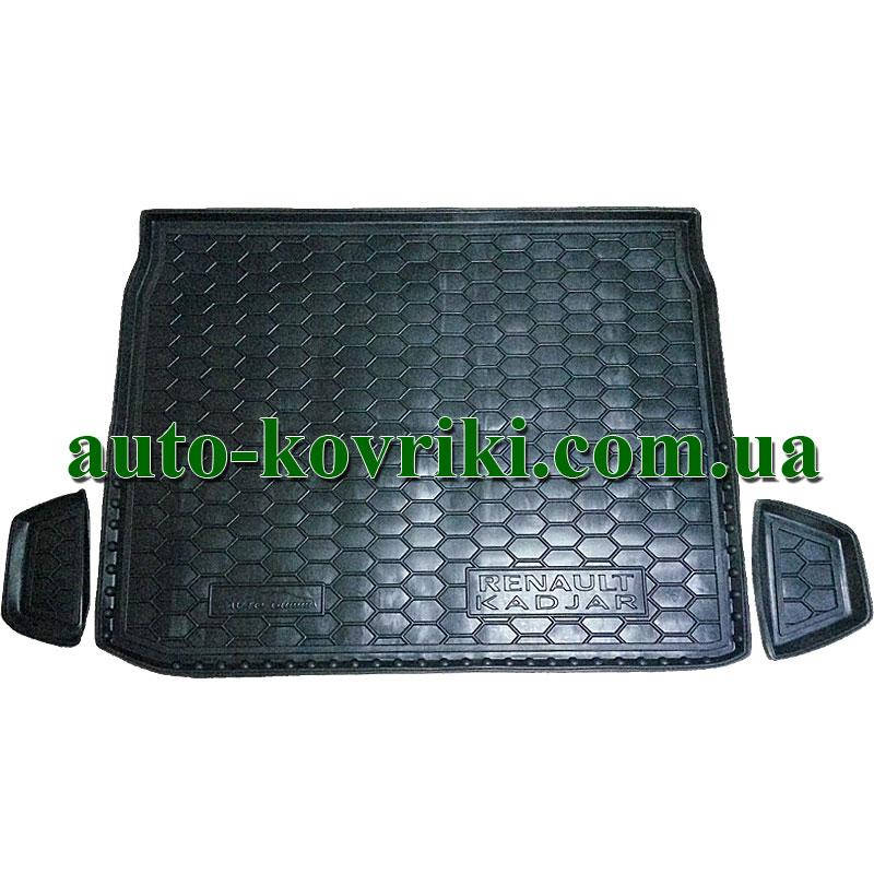 

Коврик багажника резиновый Renault Kadjar 2015- (Avto-Gumm), Черный
