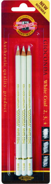 

Олівець художній Gioconda, вугілля біле