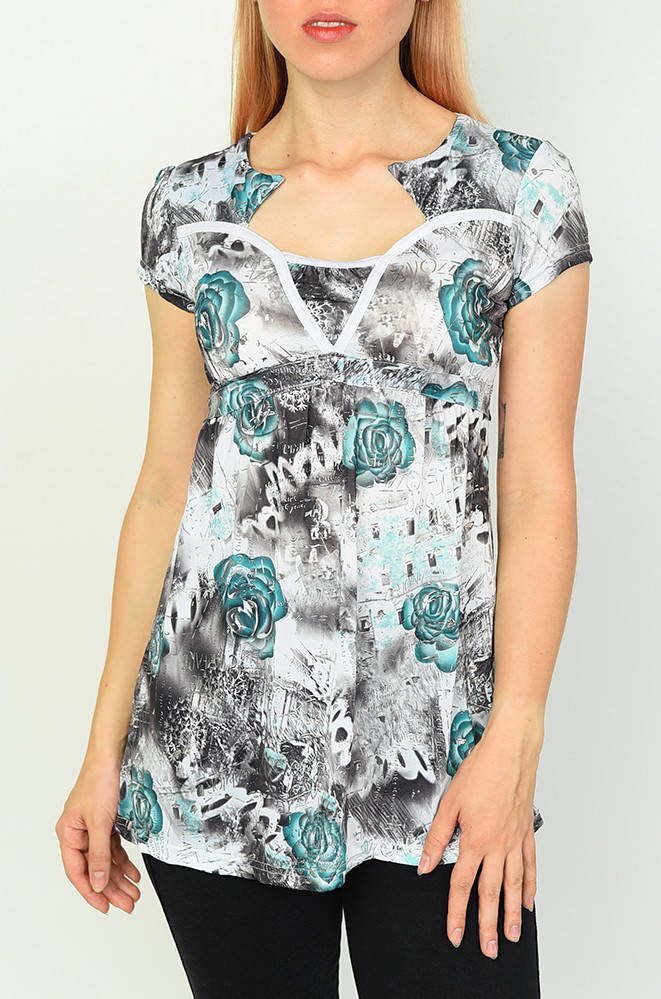 

Туника женская изумрудная 134146M