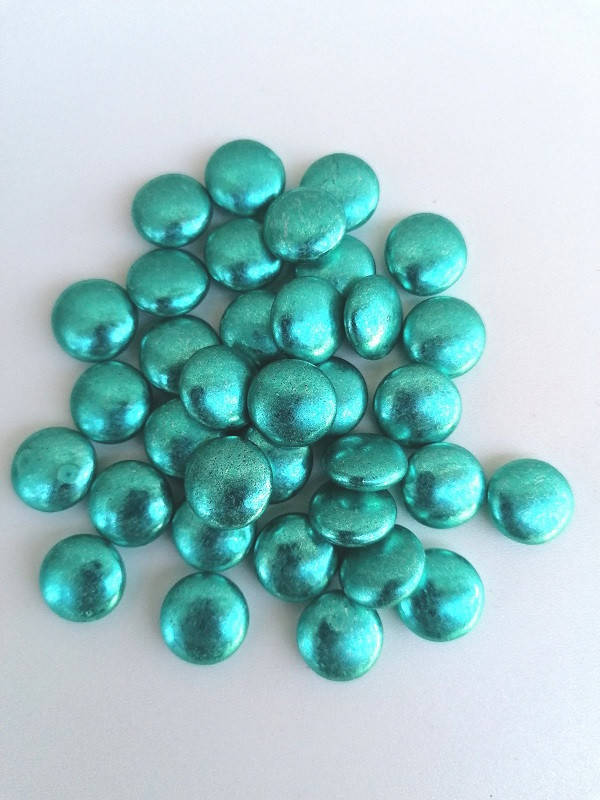 

Шоколадное конфетти голубое 15мм, Голубой