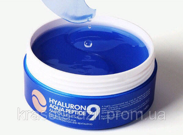 

MEDI-PEEL Hyaluron Aqua Peptide 9 Ampoule Eye Patch — гидрогелевые патчи глубокого увлажнения с пептидами