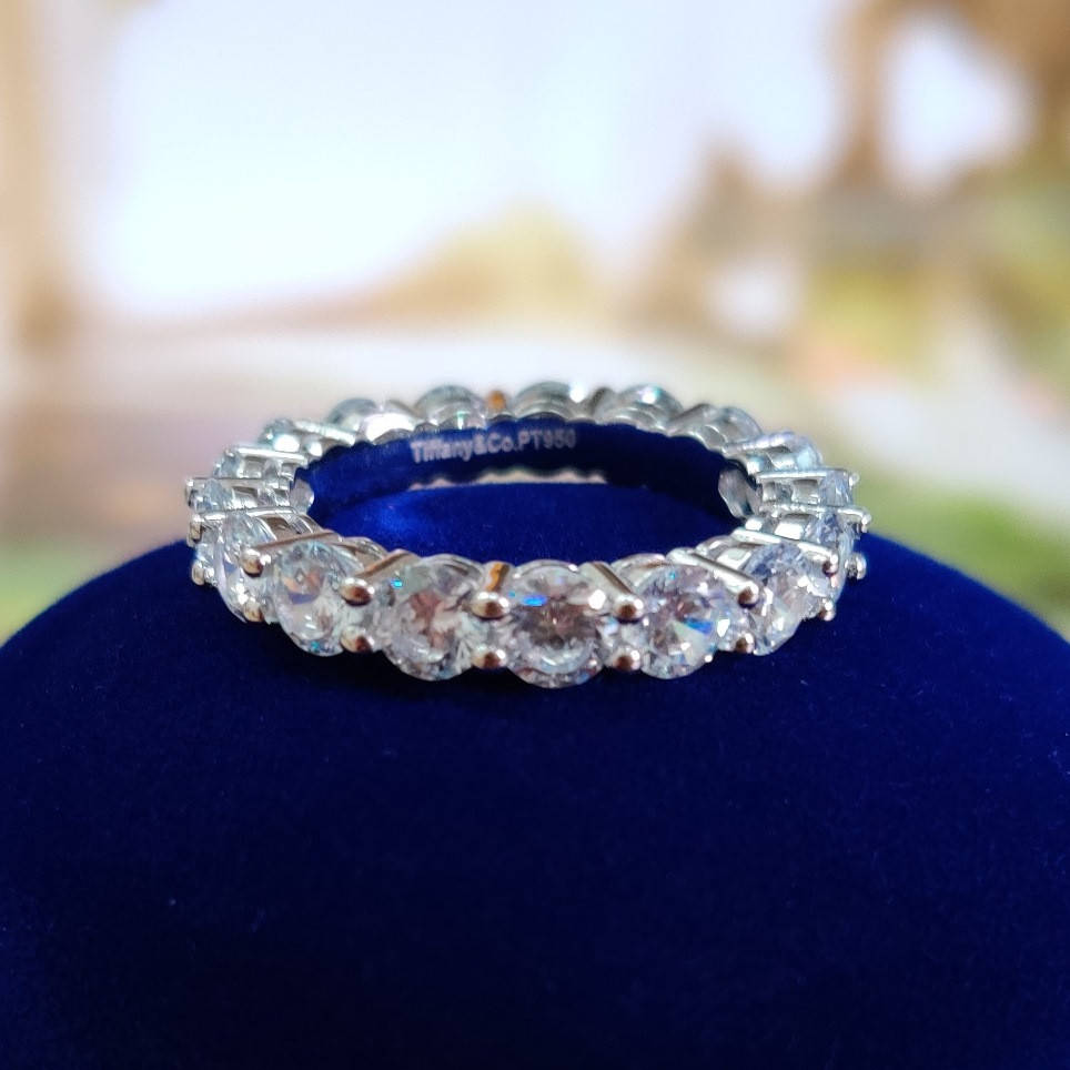 

Кольцо-дорожка в стиле Tiffany (новый дизайн, серебро)