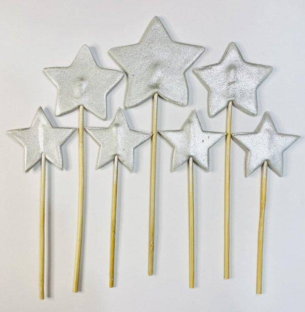 

Набор "Звездочки" (7шт), серебро