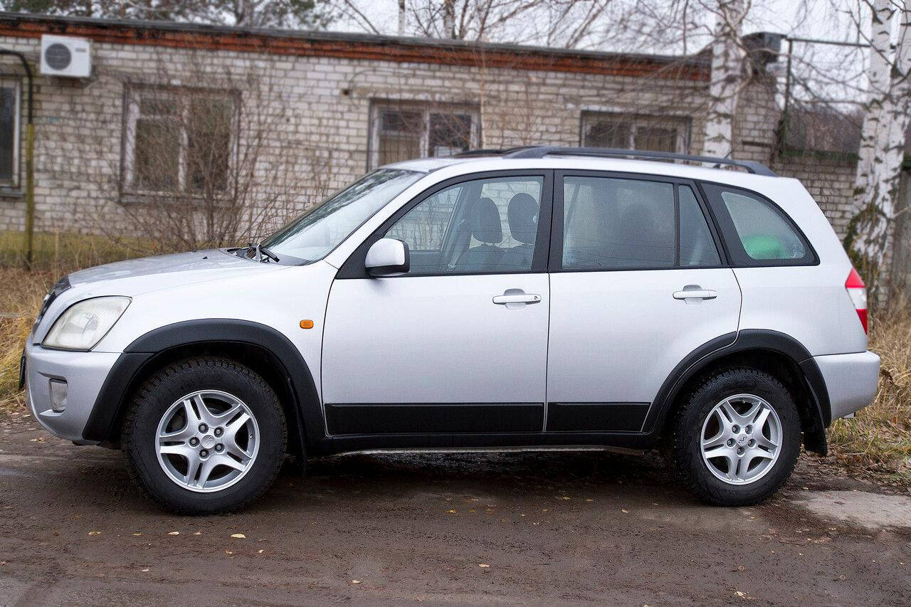 

Защитный комплект ( молдинги + накладка на арки ) Chery Tiggo (Т11) I 2005-2013 г.в. Чери Тиго, Черный