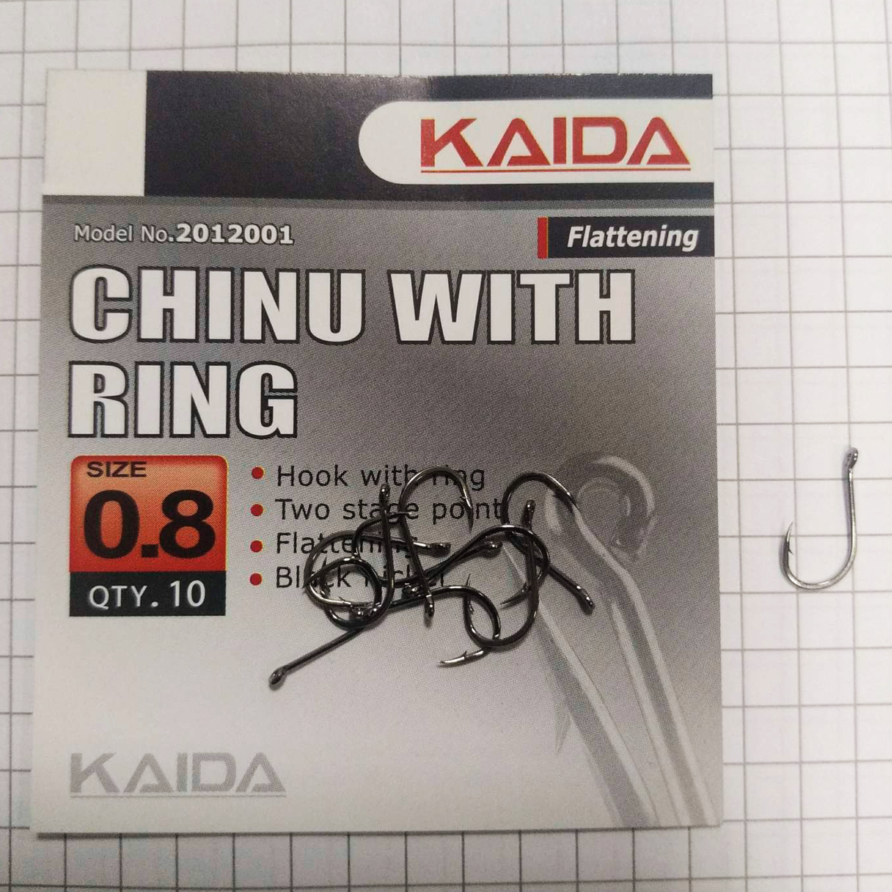 

Крючки Kaida № 0.8 Chinu With Ring