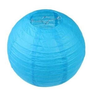 

Китайские бумажные шарики 25 см синий