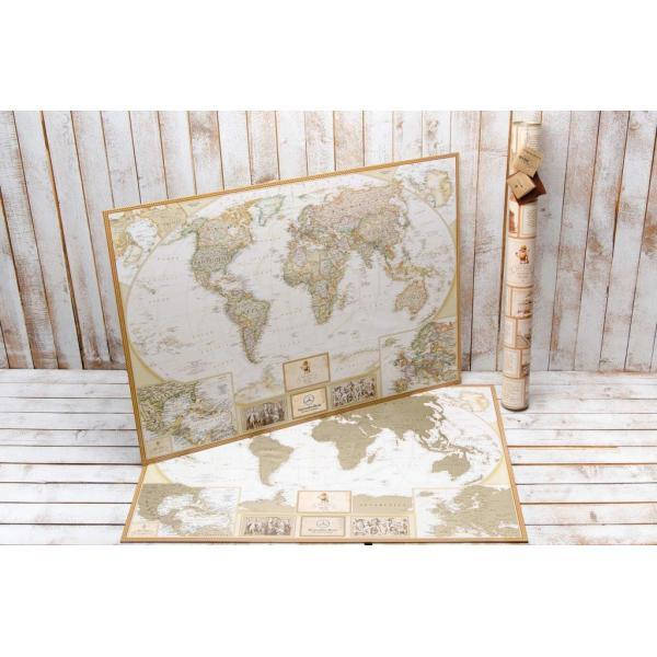 

Скретч карта мира 3 в 1 My Map Antique edition (CARIBBEAN) ENG в тубусе + бесплатный постер с флагами