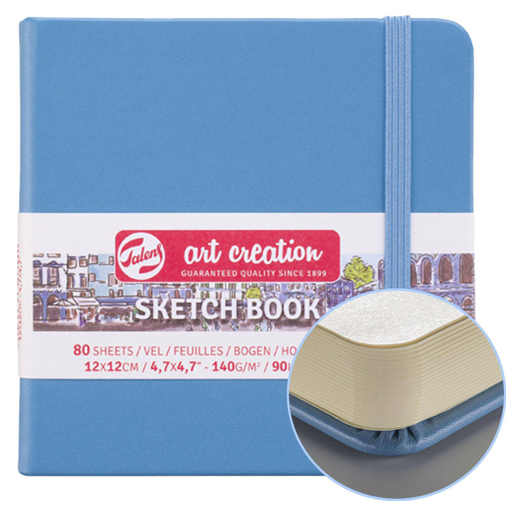 

Блокнот для графіки Talens Art Creation 140г/м2 12 * 12см Блакитний (9314214M)