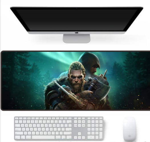 

Большой коврик для мыши. Игровая поверхность. Коврик для геймеров, 30*80см. Assasin